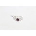 Unisex Ring 925 Sterling Silver Natural red star ruby gem stone A 68